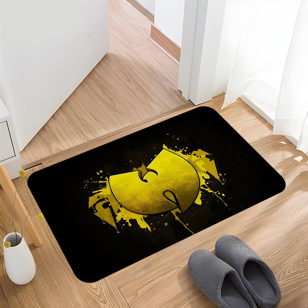 Tappetino da Pavimento WU-TANG-CLAN Antiscivolo Tappetino per Lavanderia Decorazione Lavanderia Balcone Soggiorno Bambini Tappeti per la Casa