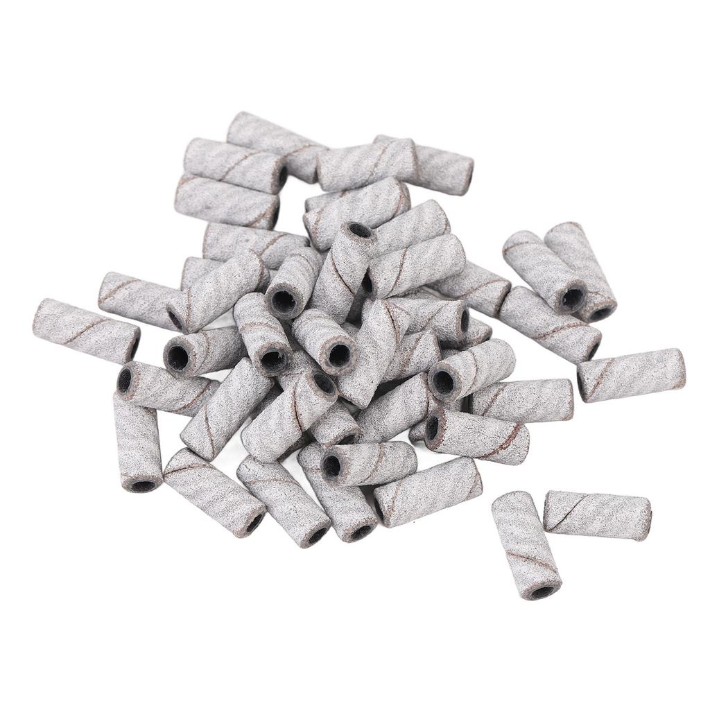 100pcs Sanding Bands for Nail Drill Machine Professional Multi Functions Manicure Pedicures Sanding Bands