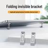 Ultra-thin Alloy Folding Laptop Stand with Heightening and Multi-gear Adjustment for Cooling