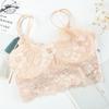 Sexy Riemchen-Bralette-BH, Camisole-Top, ärmellos, gehäkeltes Neckholder-Spitzen-Tanktop