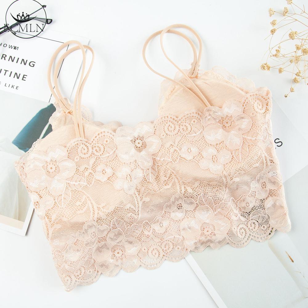 Sexy Riemchen-Bralette-BH, Camisole-Top, ärmellos, gehäkeltes Neckholder-Spitzen-Tanktop