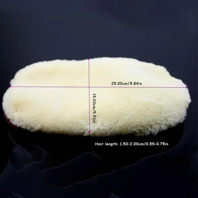 Car Washing Imitation Wool Gloves Thickened Plush Car Wiping Gloves Waxing Polishing Car Cleaning Products
