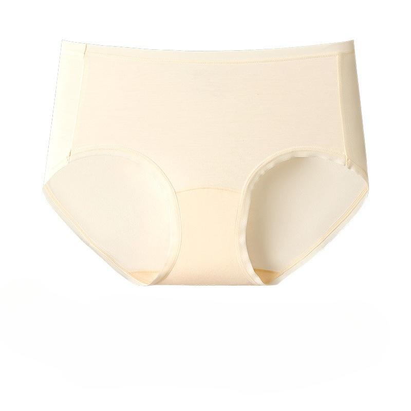 Modal Underwear Women's Medium and High Waist Pure Cotton Extended Crotch New Seamless Breathable Women's Briefs