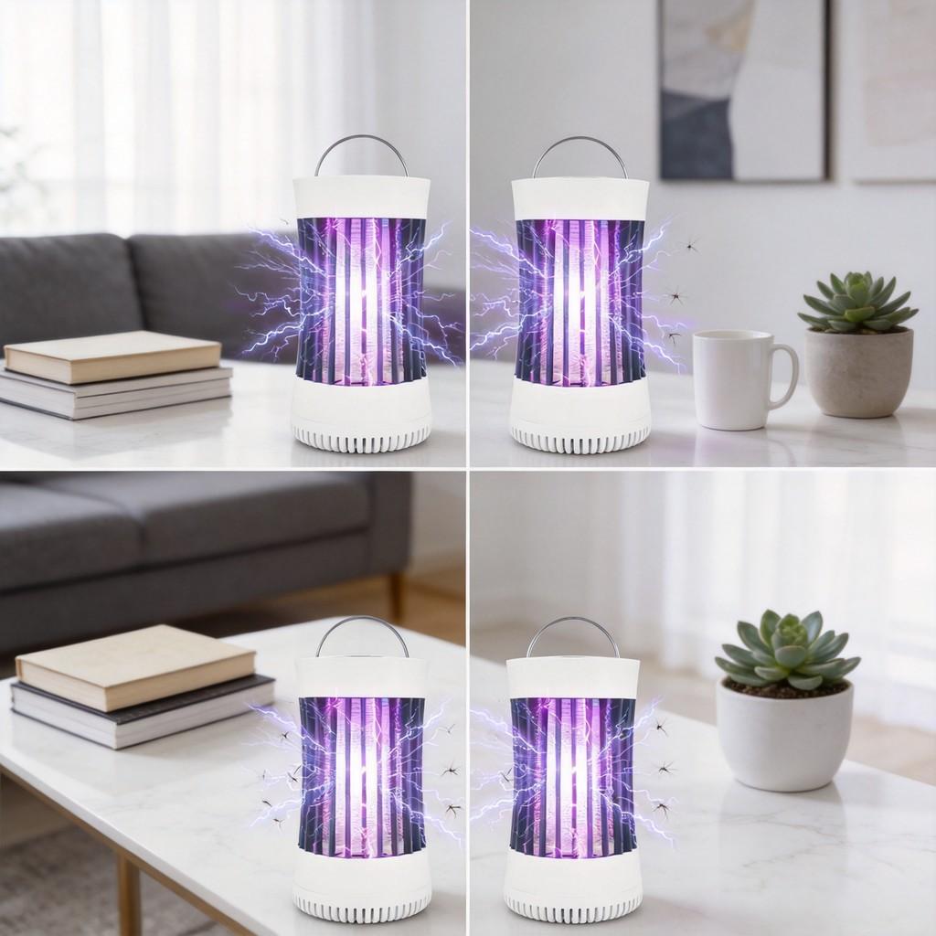 Electric Mosquito Killer Lamp With Usb Rechargeable Feature For Indoor And Outdoor Use