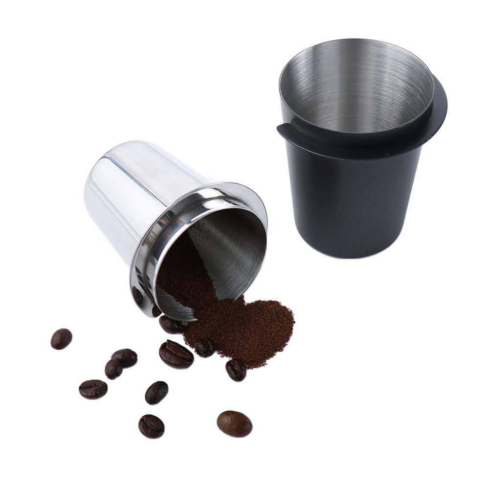 Powder Feeder Stainless Steel Compatible Dosing Cup Coffee Portafilter Espresso Maker Sniffing Mug