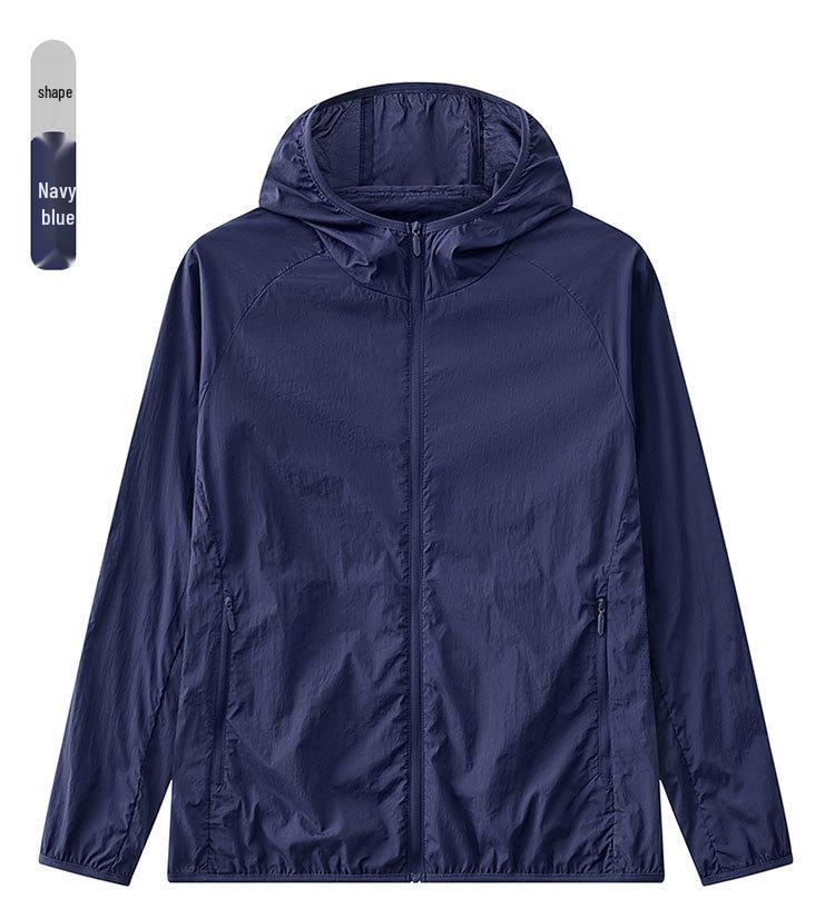 UPF50 Eisseide Sommer Sonnenschutzjacke: Leicht, UV-Schutz, Unisex Outdoor Haut Angelbekleidung