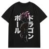 Superb Summer Unisexga Dragon Ball Goku Cartoon Printed Pure Cotton Shortsleeved Tshirt for Both Unisex and Women