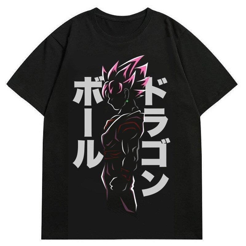 

Superb Summer Unisexga Dragon Ball Goku Cartoon Printed Pure Cotton Shortsleeved Tshirt for Both Unisex and Women S