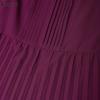 ZANZEA Vestido Casual de Mujer con Cuello Redondo, Color Sólido y Manga Corta