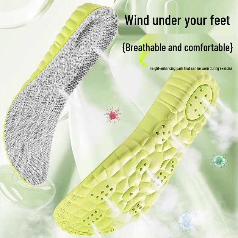 Xin Yang Dao Cloud Odor-Resistant Height Increasing Insoles - Sweat-Absorbing, Shock-Absorbing, Invisible, Anti-Pain for Men and Women.