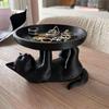 INS Jewelry Storage Tray Cat Shape Ring Holder Creative Mini Key Tray  Key Organization