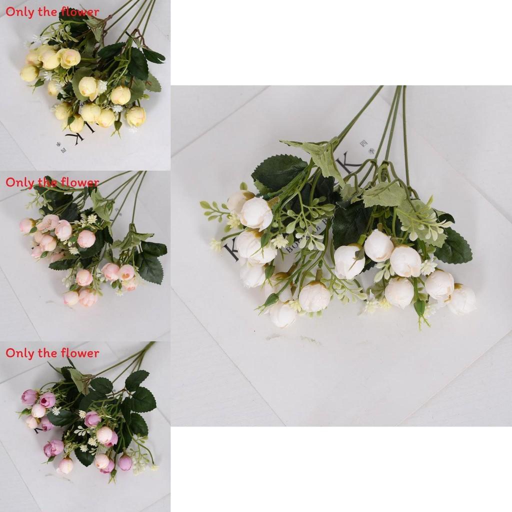Realistic Silk Rose Floral Decor For Wedding Parties And Home Interior Styling