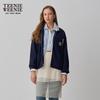 Teenie Weenie Women's Collegiate Bear Stand-Collar Sweatshirt