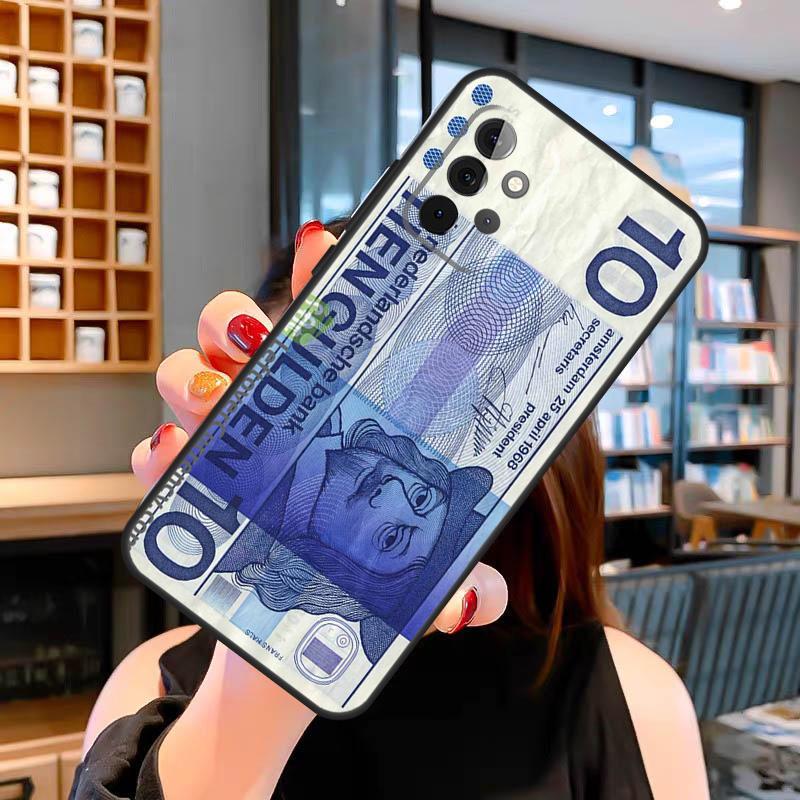 Netherland Dutch Guilder Money Case For Samsung Galaxy A05 A16 A56 A36 A26 A54 A34 A14 A52 A32 A12 A13 A33 A53 A15 A35 A55 Samsung A34 5G