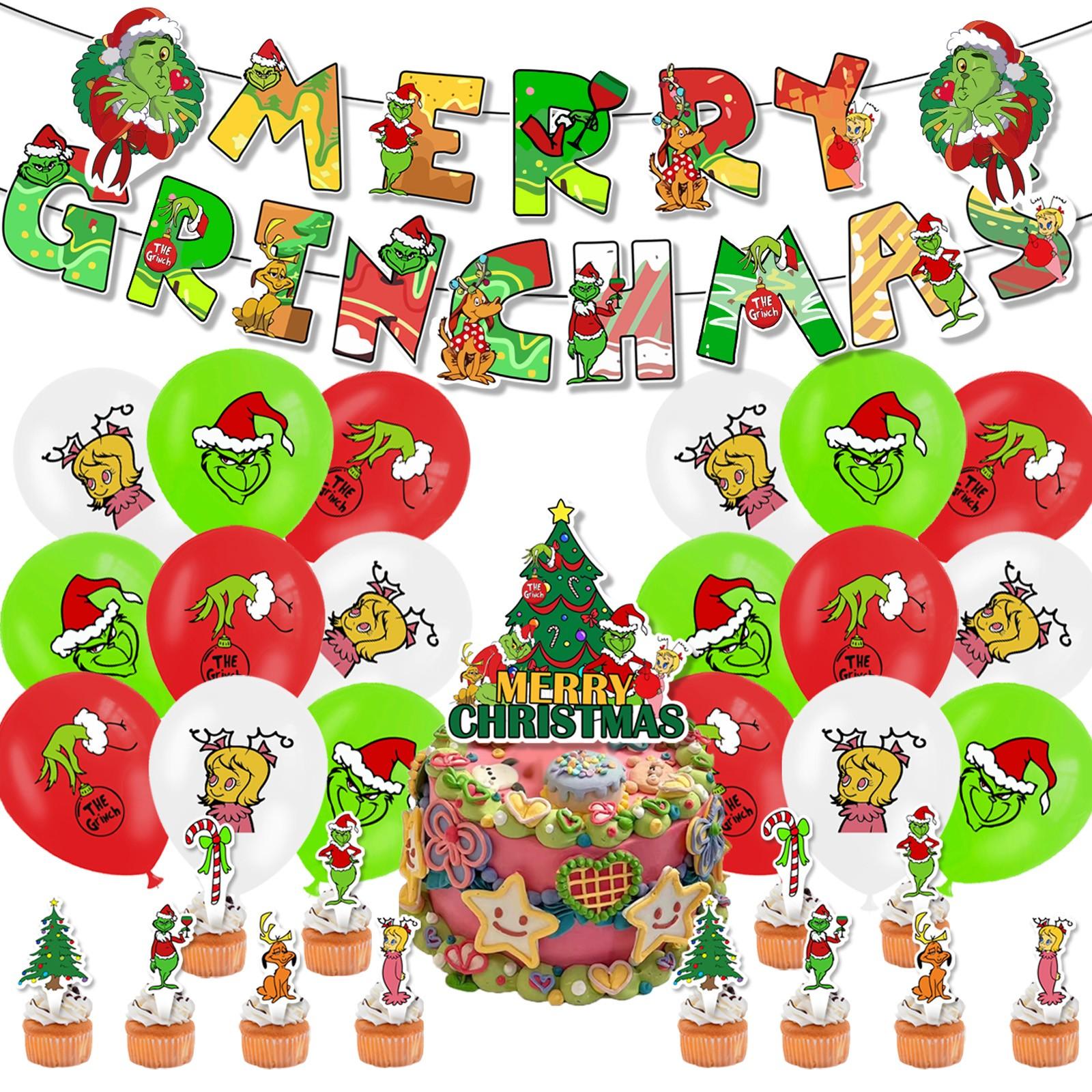 

Theme Party Decoration Flag Pulling Cake Plaque Sticker Set One Size