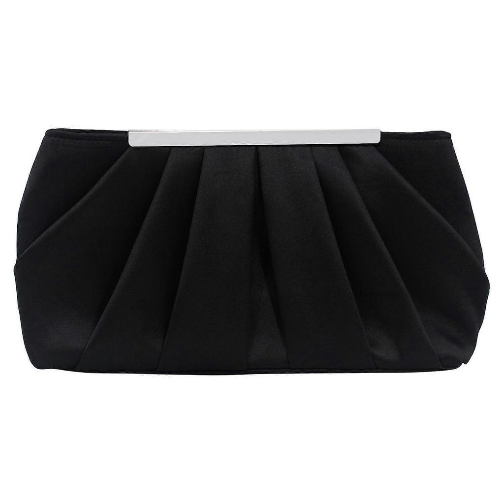 2021 new cross-border European and American pleated satin evening bag factory exclusively for Amazon hot-selling evening bag pink