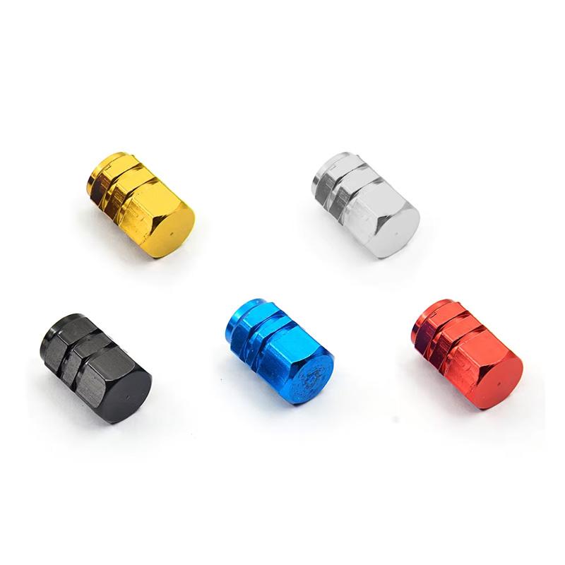 2023Theftproof Aluminum Car Wheel Tires Valves Tyre Stem Air Caps Airtight Cove 4pcs/set Dustproof Cover Car Styling Accessories