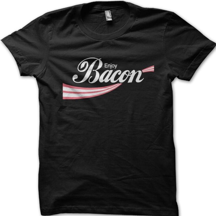 Enjoy Bacon funny t-shirt 9002 S