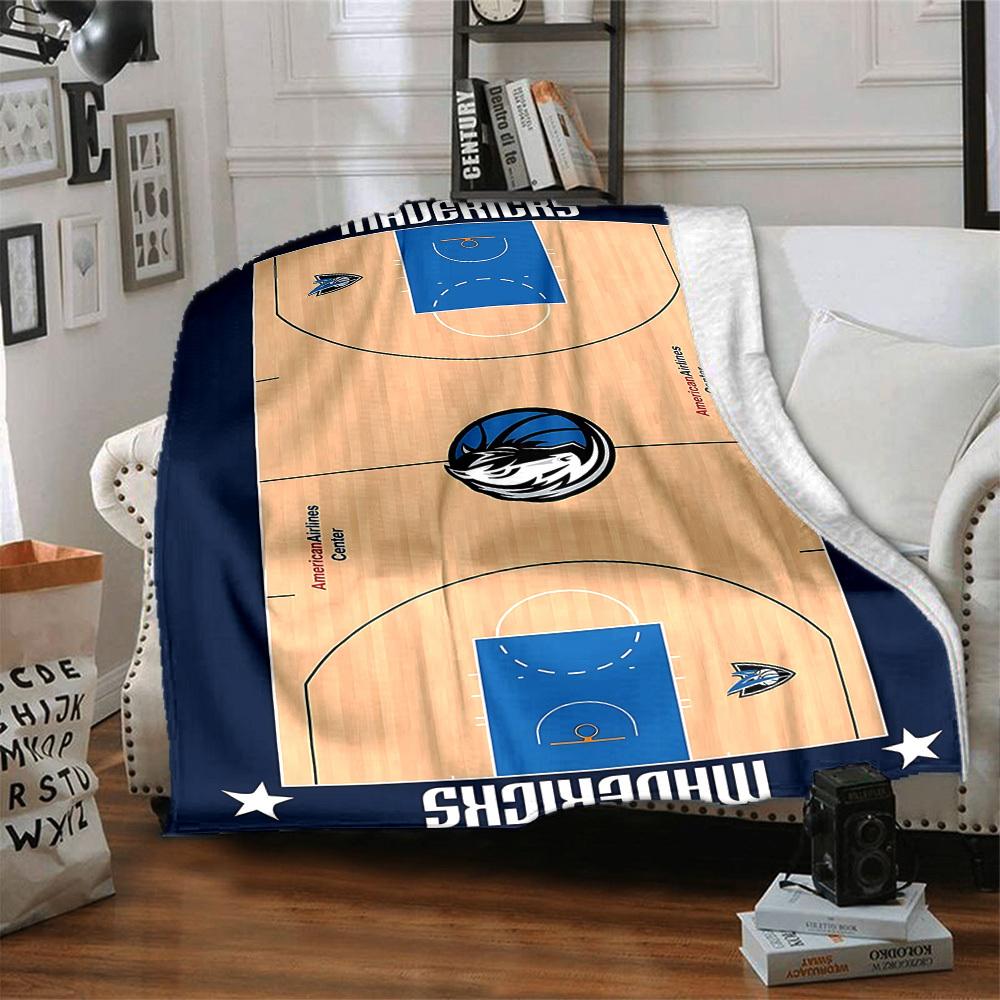 1 Stück Basketball Mavericks Flanelldecke, Weich Hautfreundlich mit Digitaldruck, Verschiedene Größen erhältlich für Familie, Freunde, Geburtstag