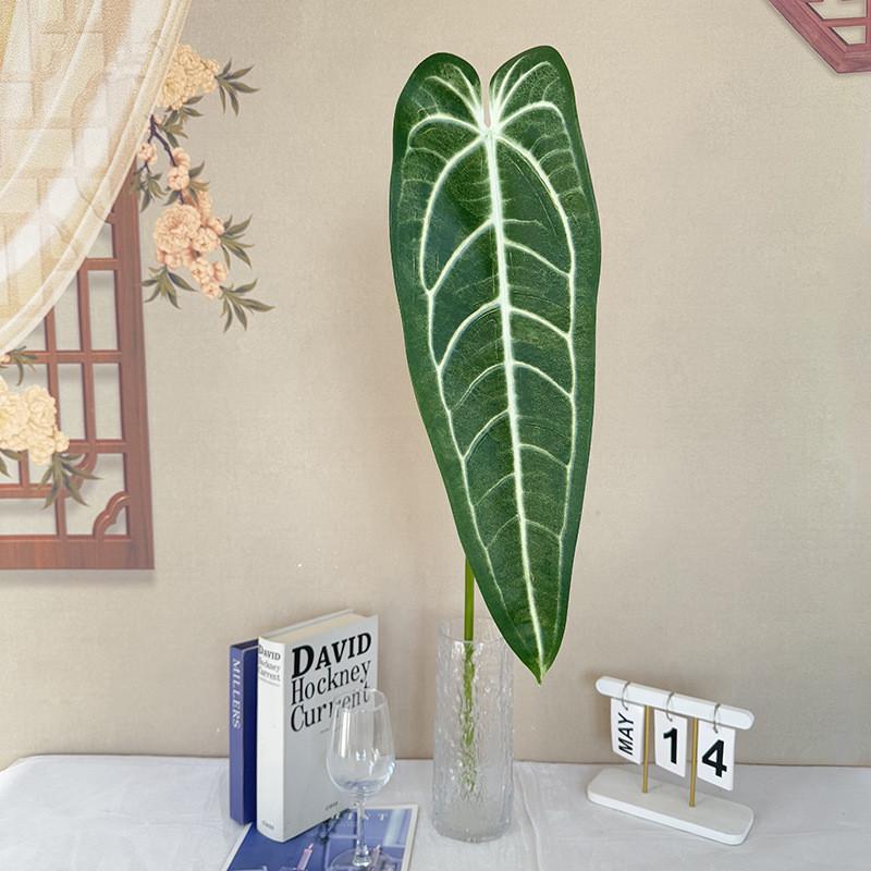 Realistic Tropical Faux Plant Home Decor With Green Leaves For Photography And Wedding Arrangements