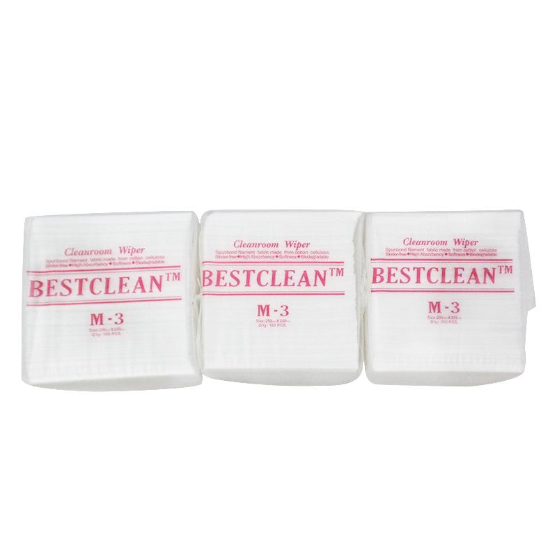 Industrial Clean Room Level Lint Free Optics Cleaning 9inch Class 10000 Cleanroom M3 Wipes Lint Free Wiper for Printhead