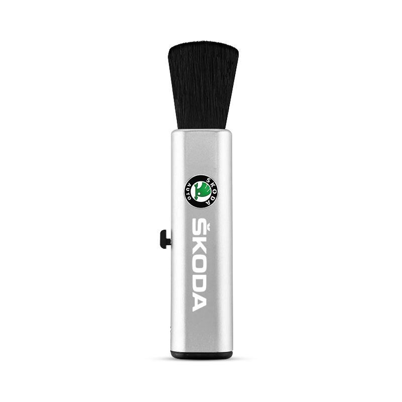 Car Air Conditioner Outlet Clean Brush Dust Remover Accessories For Skoda Octavia MK2 MK3 2 3 A7 Fabia Karoq Kodiaq Superb Rapid Kamiq