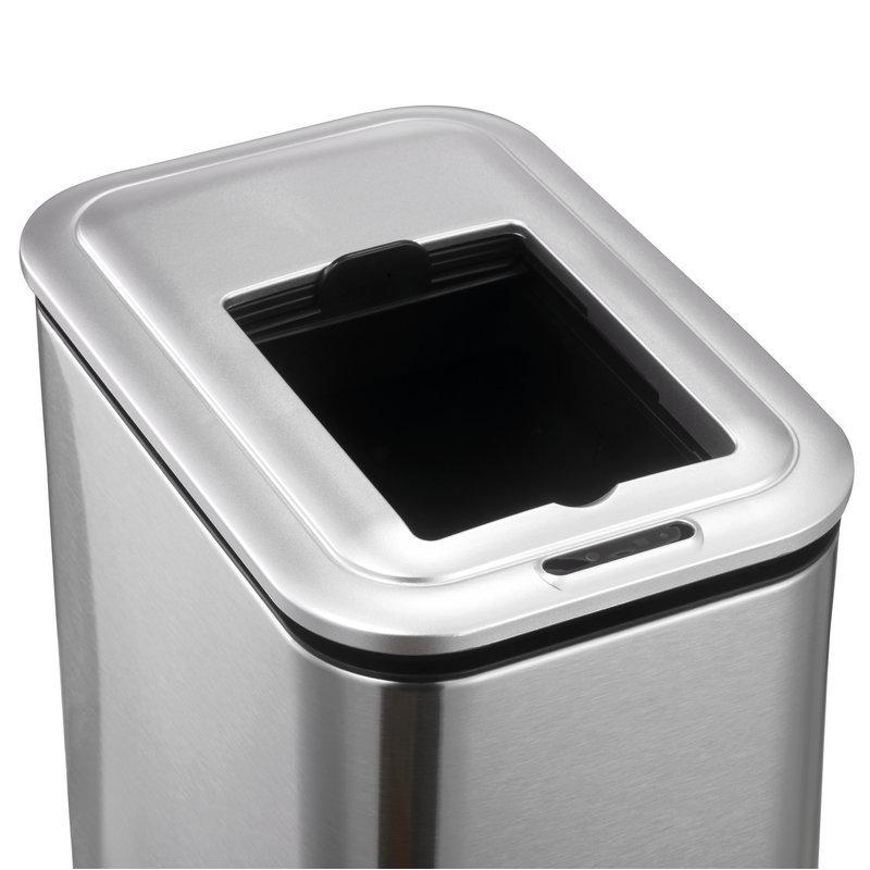 Xile Bang Smart Stainless Steel Trash Can for Kitchen, Bathroom & Living Room with Induction Lid