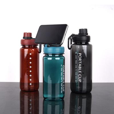 1 Liter Large Capacity Leak Proof Sports Water Bottle With Handheld Ring Portable Plastic Space Cup Outdoor Travel Beach Gym Jug