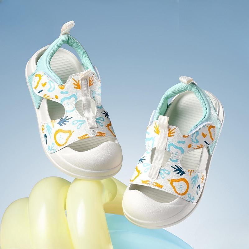 Boys' Shoes with Cartoon Designs and Anti-slip Properties, Breathable Girls' Sandals