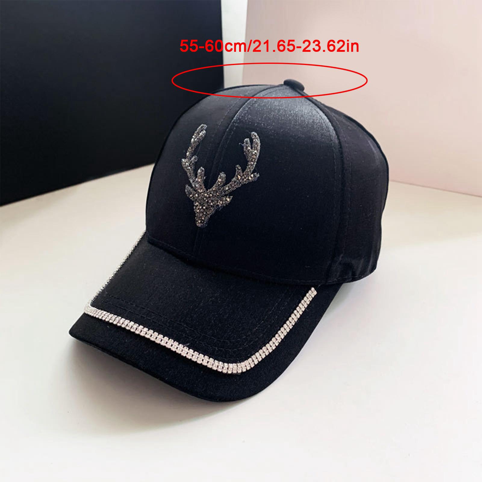 

Мужская и женская модная бейсболка с рогами, солнцезащитный козырек от солнца чёрный