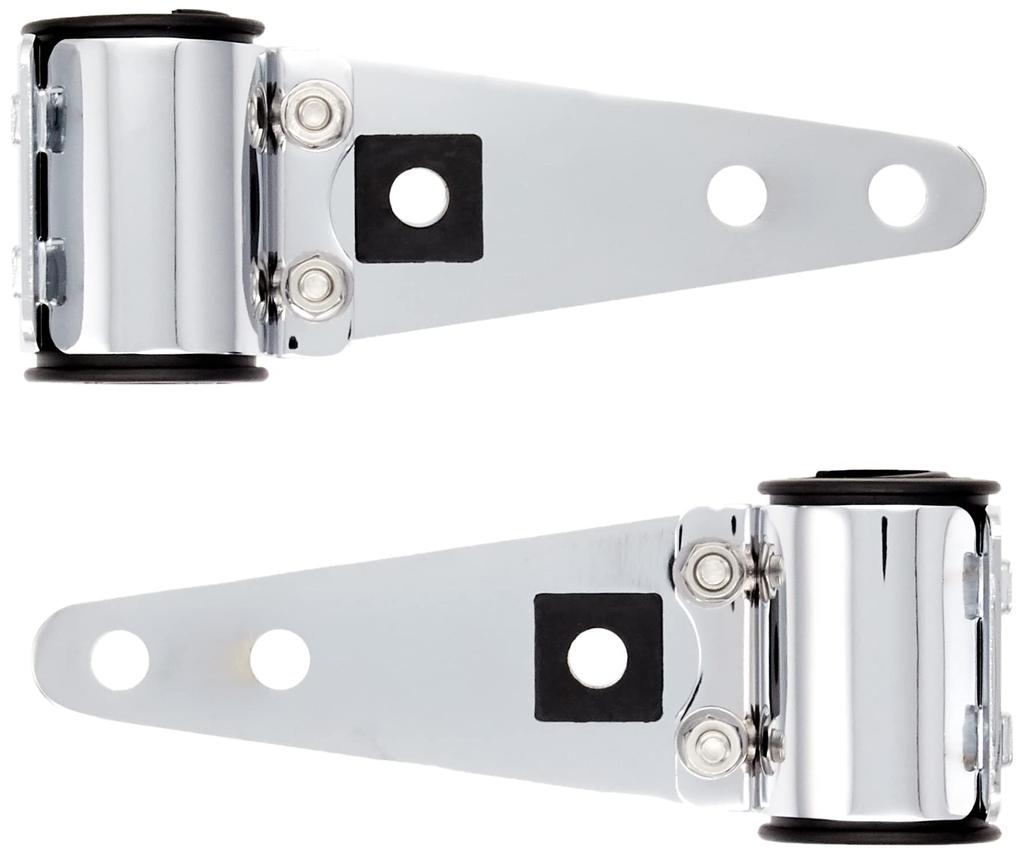 Kijima Motorcycle Headlight Stay, Custom Long Type, 27-39mm, Steel, Plated, 205-0271