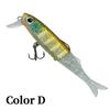 Oem Freshwater Bass Perch Trout Wobbler Fishing Lure Pesca Artificial Hard Baits 65mm 5g Floating Minnow Bait With 3 Soft Tail
