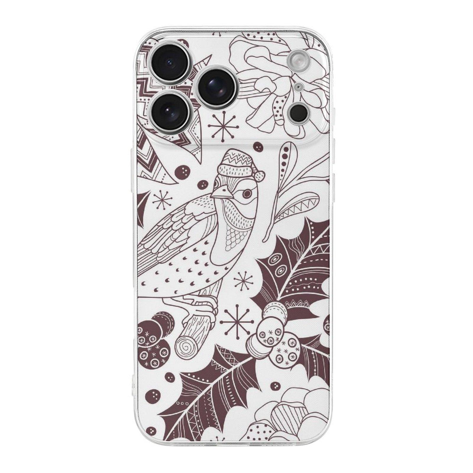 

1 Pack For Iphone 17/17Air/17Pro/17ProMax Clear TPU Protective Case With Scratch Resistant Transparent Back And Drop Guard Edges IPHONE-17ProMax белый