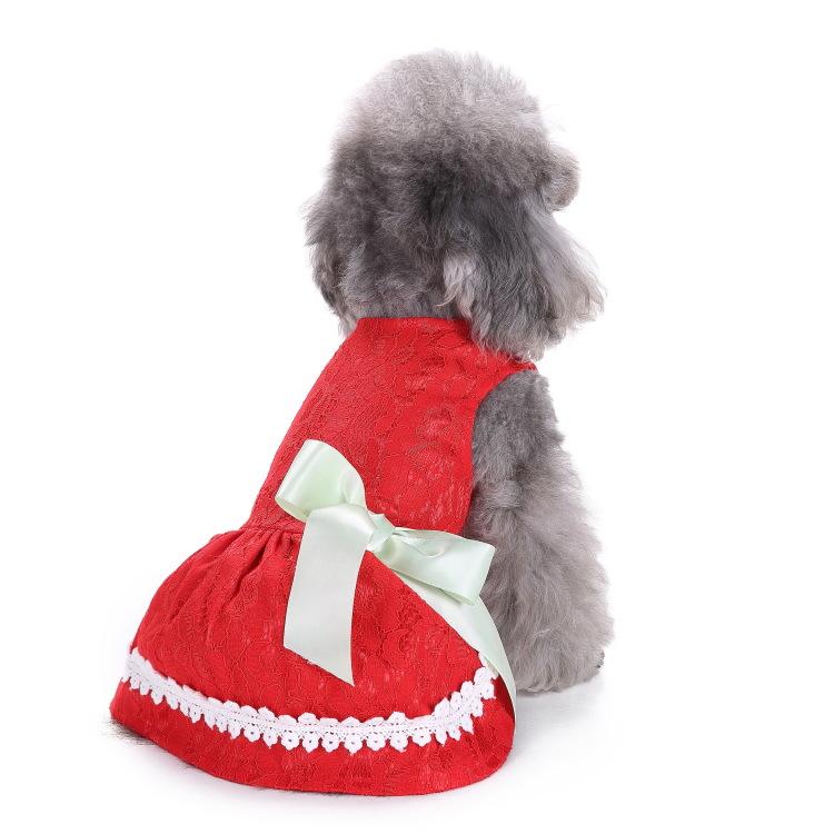 Neue Sommer Polka Dot Haustier Kleidung Rock Sommer Wassermelone Hund Kleidung Rock