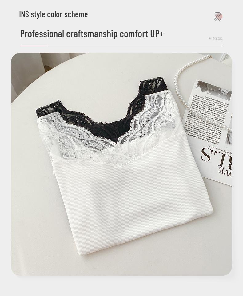 Spring/Summer Women's Short Sleeve Ruffle Lace Pajamas