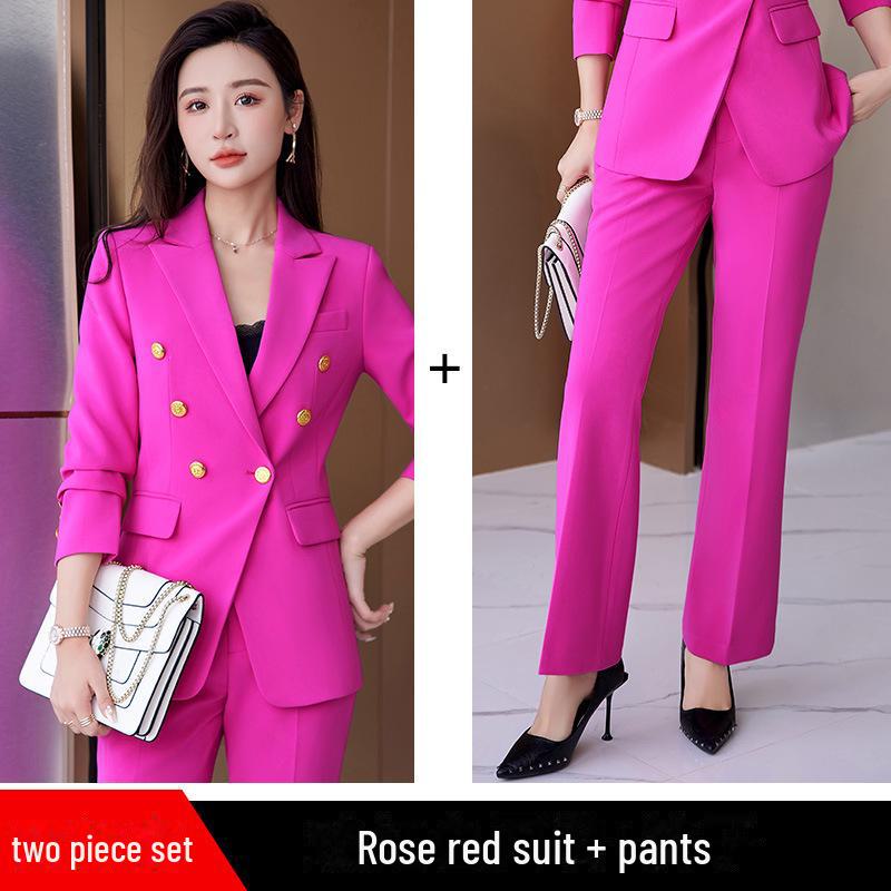 Υψηλής Ποιότητας Λευκό Σακάκι Κοστούμι Γυναικείο Επαγγελματικό Ένδυμα - Κομψό Στυλ Θεάς