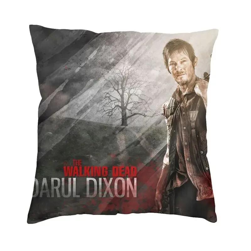 Nordic Style The Walking Dead Cushion Covers 45x45cm Soft Horror Zombie TV Show Pillow for Sofa Square Pillowcase Decoration