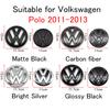 For VW Polo 2011 2012 2013 120mm 110mm Car Logo Emblem Hood Front Rear Tail Mark Rear Badge Replacement Accessories 6R0 853 600A