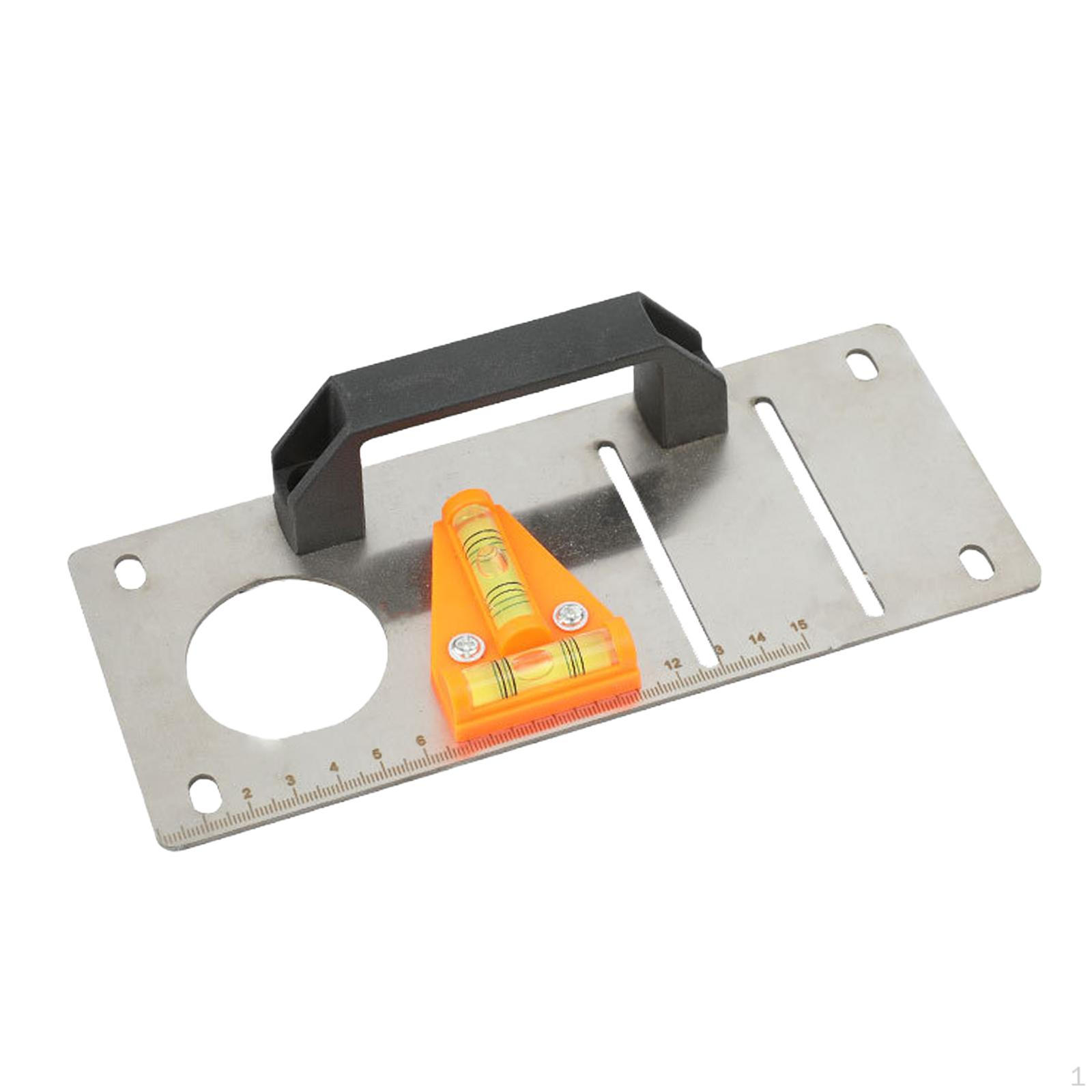 

Электрические розетки, трафарет, измерительная линейка, инструмент для электриков, настенный ящик, шаблон, уровень для дома 1 Round 20.8x8.8cm