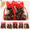 2Pcs Cartoon Kids Hairpin Wig Cute Wig Braid Hairpin Hair Accessories Children Hair Clip  Girls
