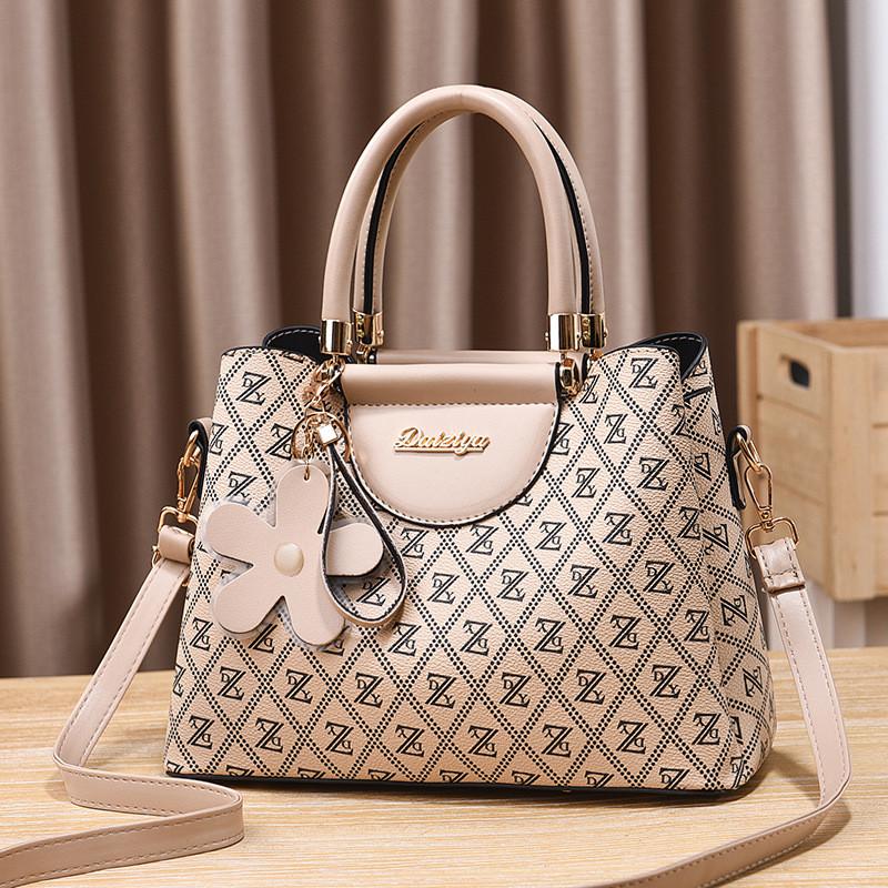 

Stylish Spacious Pu Tote Bag For Women With Trendy Color Block Design Ideal For Daily Use Khaki
