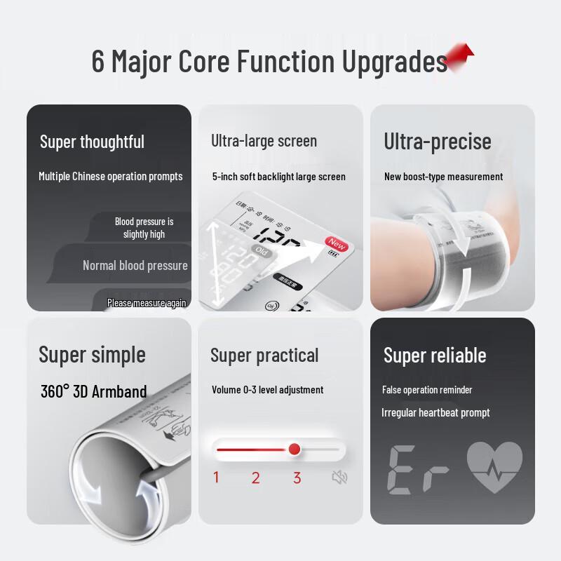 LOZSinocare Arm Blood Pressure Monitor