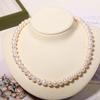 Zhuji Freshwater Pearl Necklace Set: Women's Three-Piece Choker Gift for Mom Mother's Day Live