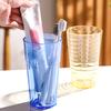 Průhledný vysoce hodnotný pohár na vodu, barový plastový PS pohár na pivo, průhledný pohár na zahraniční víno, domácí kelímek na ústní vodu