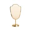Metal Base Mini Jewelry Display Stand Velvet Jewelry Storage Display Rack  for Home Jewelry Storage