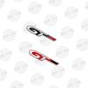 Auto Metal GT Emblem Decor 3D Steering Wheel Center Console Car Interior Sticker For n333 206 208 301 308 306 RCZ 2008 5008 333n