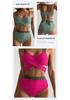 2026 European & American Sexy Cross Backless Two-Piece Bikini for Women