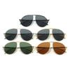 New Retro Round Sunglasses High Quality UV400 Protection Fashion Luxury Oversized Shades for Women Men