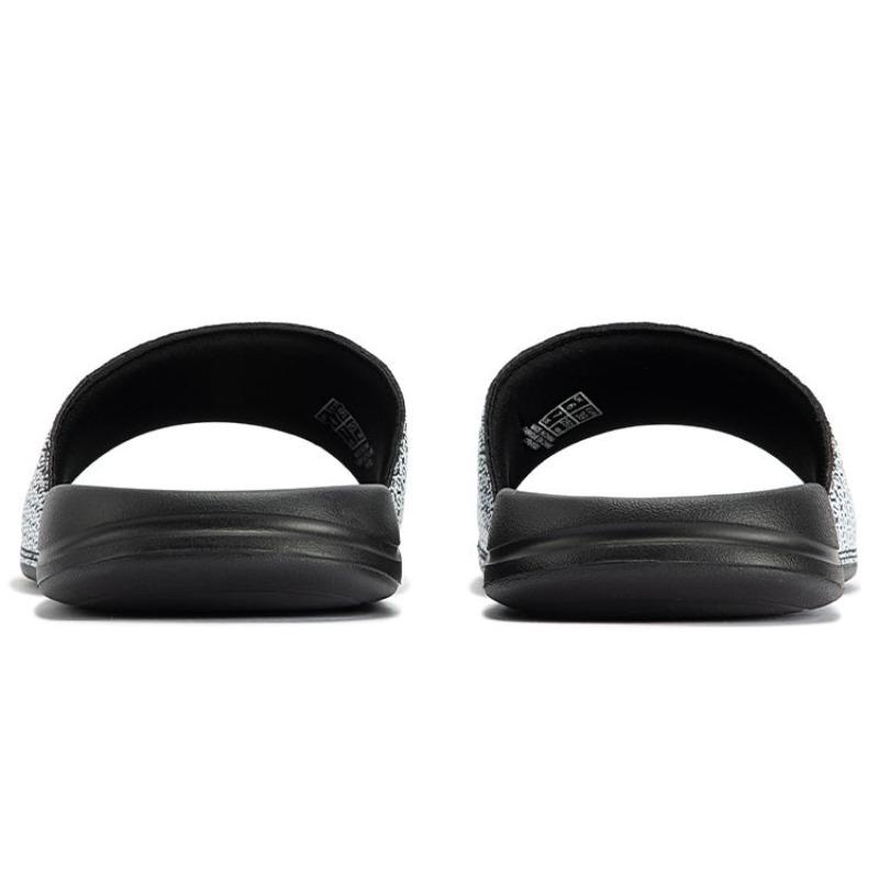 Puma Popcat 20 Unisex Sports Rubber Sole One Strap Slides Black White 386720-01
