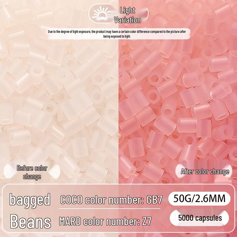 Mard Family Perler Beads P Series Pearlescent Colors 2.6mm Refill Pack - 50g Fused Beads